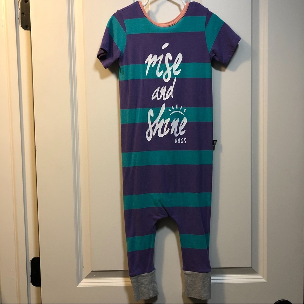 3/4T Rags to Raches Boys Colorful Rompers Set! - Picture 6 of 6